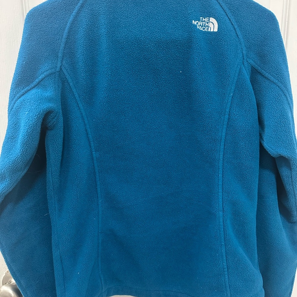 The North Face Kids Teal Fleece Hoodie View 5